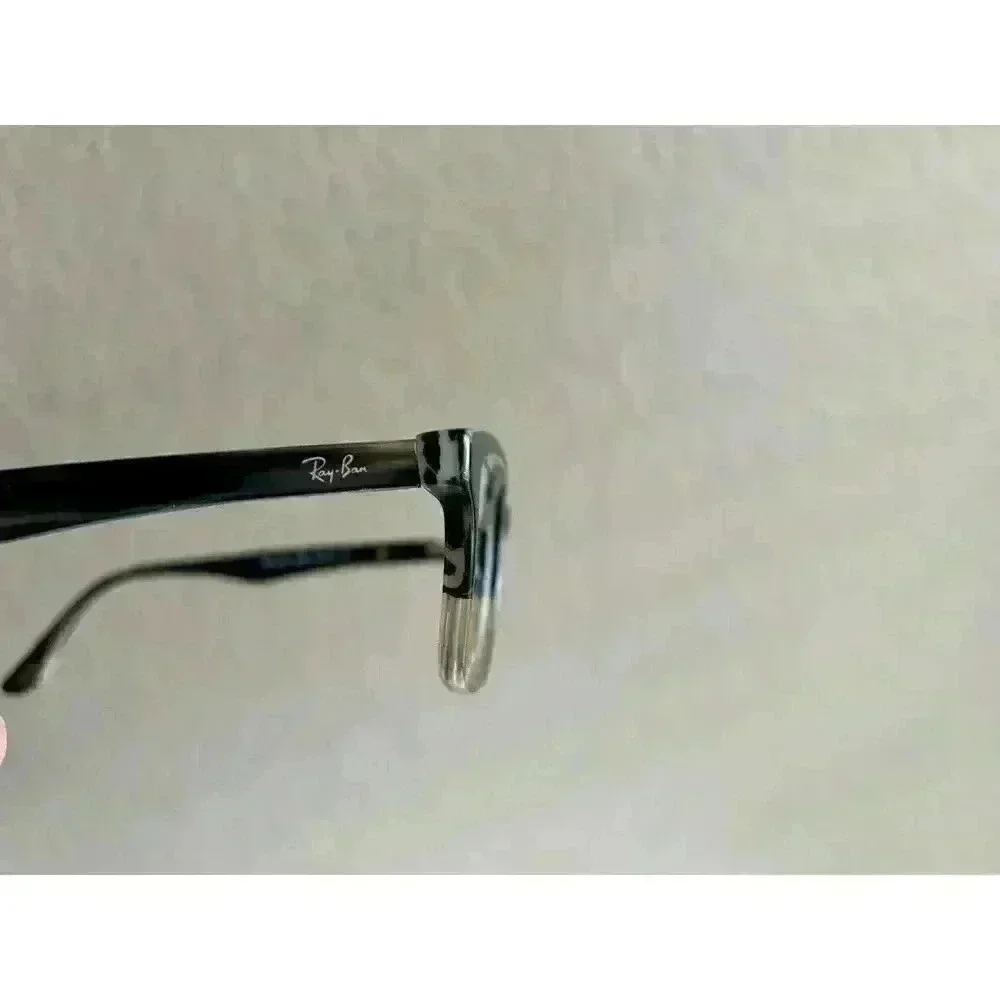 Ray-Ban Eyeglasses RB 5279 5540‎ Gray Horn Fade Square Frame 53-18-145 No…